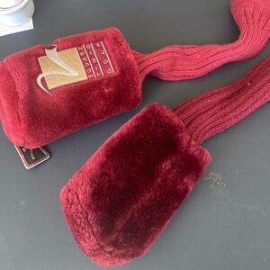 Golf club covers maroon